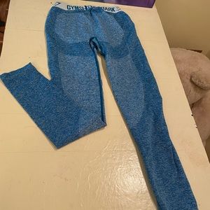 Blue Gym Shark Leggings